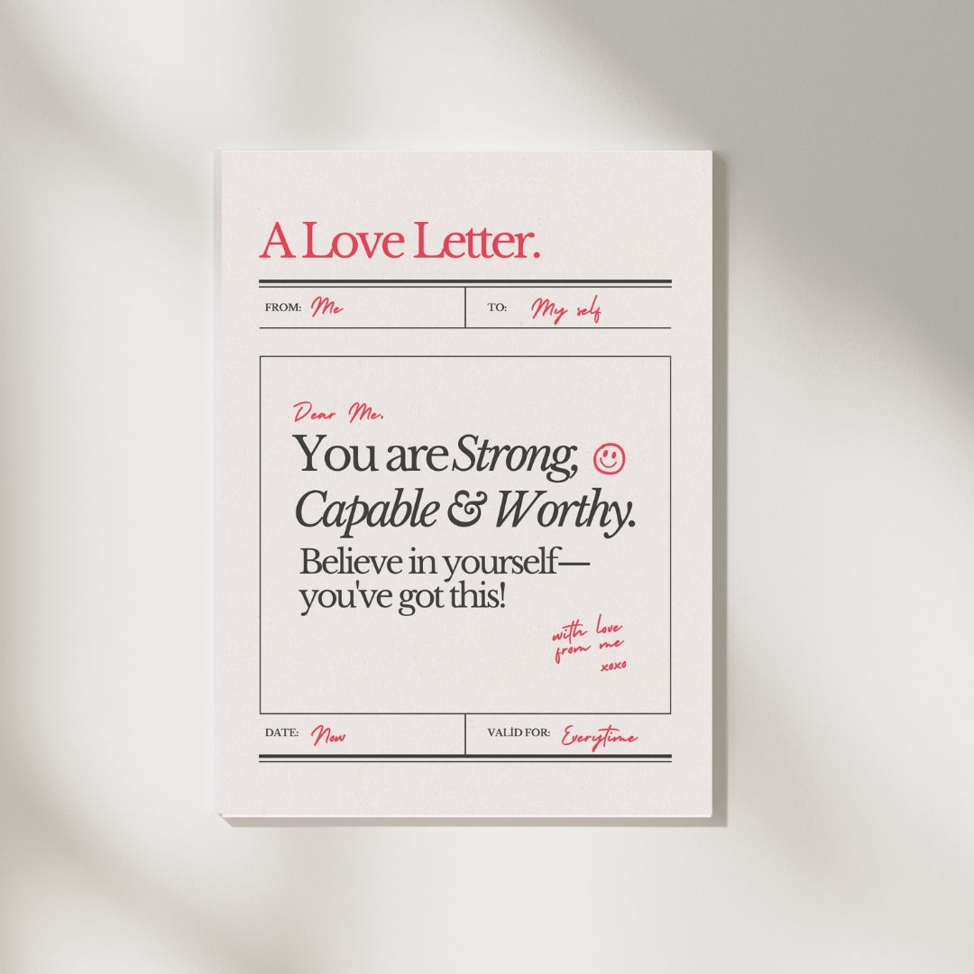 A Love Letter Romantik Poster