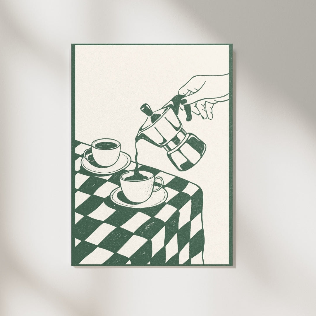 Moka Pot Kahve Ritual Posteri
