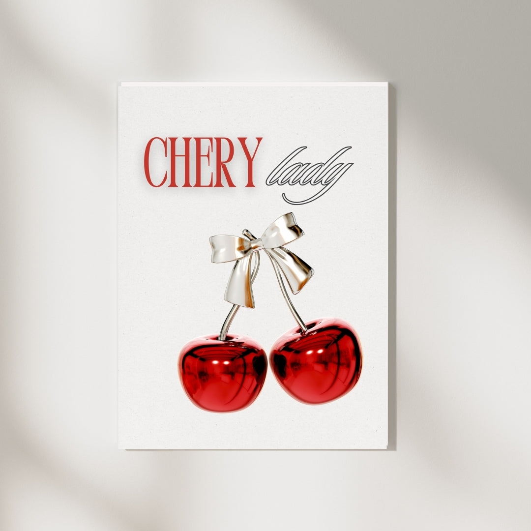 Cherry Lady Poster
