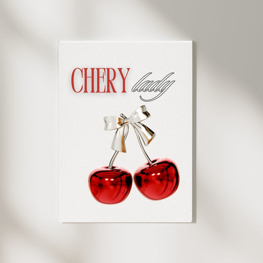 Cherry Lady Poster