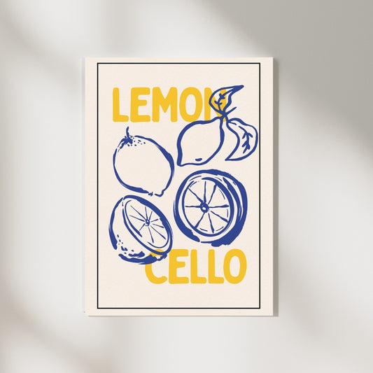 Lemon Cello Poster