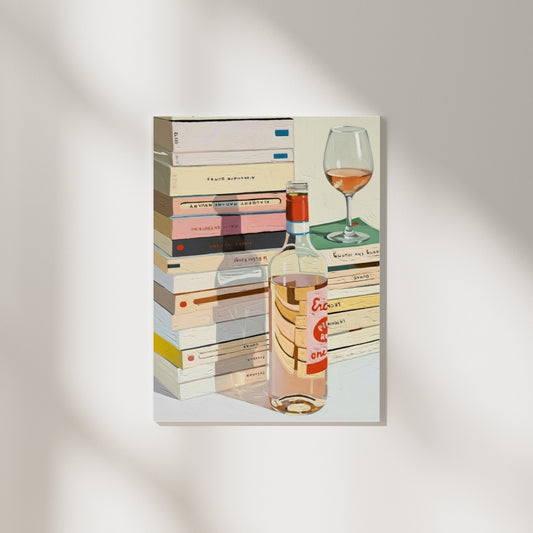 Books and Wines Poster