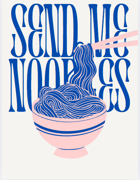 Send Me Noodles Poster