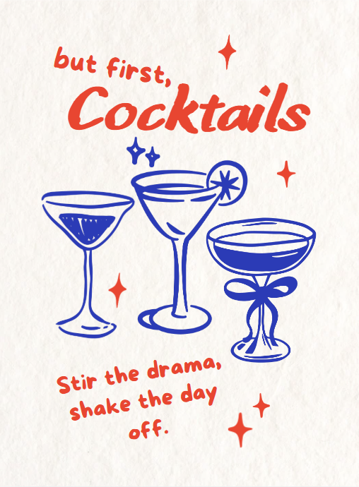 Cocktails Poster