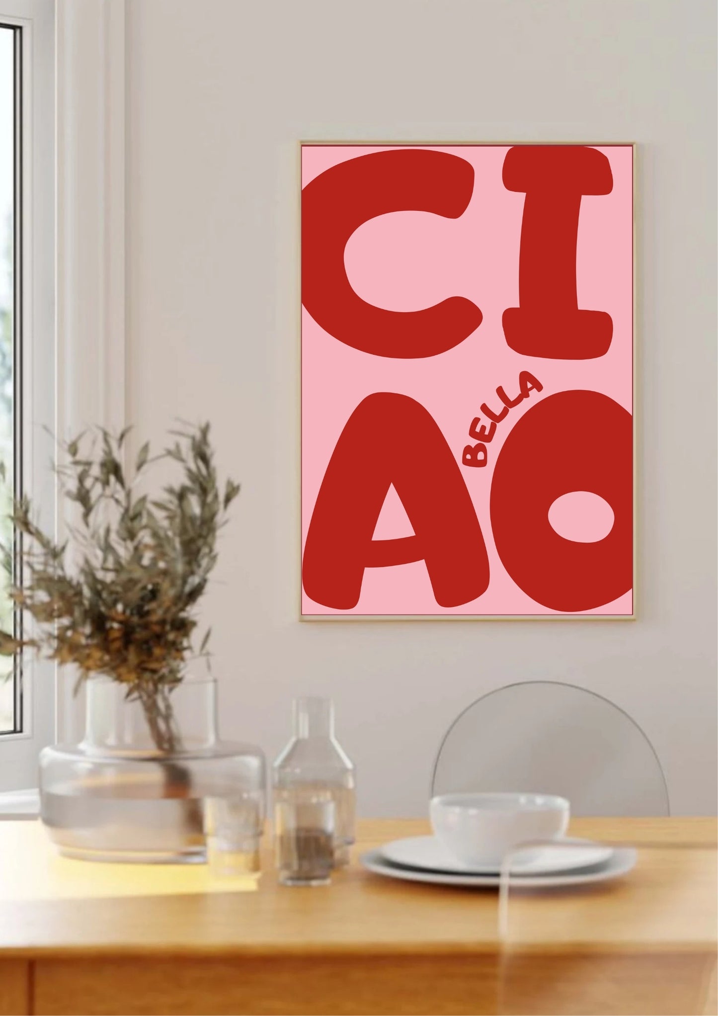 Ciao Bello Pembe Şıklık Posteri